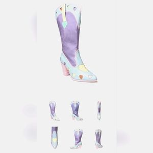 YRU Space Cowgirl Boots Pastel